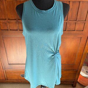 Athleta Pullover Twist Front Sleeveless Top Size Large